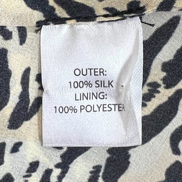 SALONI Tiger Print Silk Midi Dress $695 - Picture 14 of 15